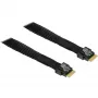Kabelis MiniSAS SFF 8654-4i > SFF 8654-4i (juodas, 0,7 metro)