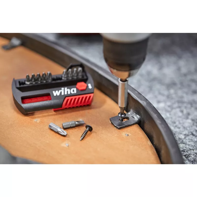 Bitų rinkinys FlipSelector Standard, 13 dalių (juoda/raudona, PH / PZ / SL)