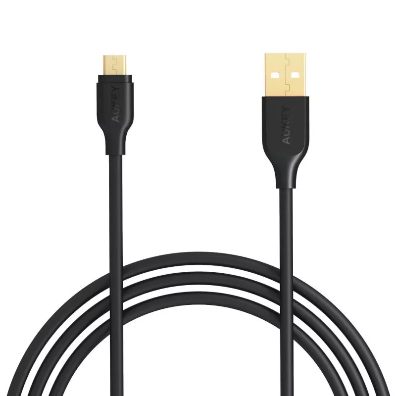 CB-MD1 Juodas greitasis laidas Quick Charge micro USB-USB | 1m | 5A | 480 Mbps