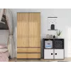 Topeshop SZAFA MALWA AN/AR K bedroom wardrobe/closet 5 shelves 2 durelės(s)