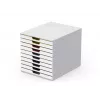 Byloms skirtas sandėliavimo dėžutė Durable VARICOLOR Mix 10 plastikinė Daugiaspalvė Balta 763027