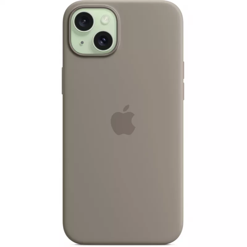 Silikono dėklas Apple iPhone 15 Plus MagSafe molio spalvos