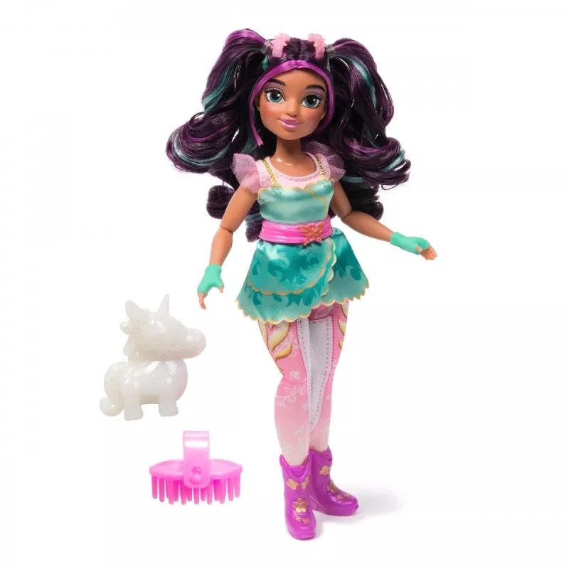 Mados lėlė Spinmaster Unicorn Academy Ava modelis 6072649 – mados lėlė su teminiu apdaru ir aksesuarais
