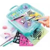 Nešiojamas akvarelės rinkinys su priedais — Canal Toys ART012, kompaktiškas kelioninis dailės dėklas su dažais ir įrankiais
