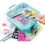 Nešiojamas akvarelės rinkinys su priedais — Canal Toys ART012, kompaktiškas kelioninis dailės dėklas su dažais ir įrankiais