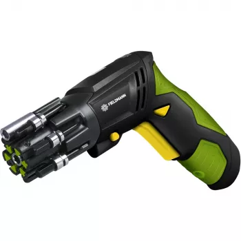 Akumuliatorinis atsuktuvas Fieldmann FDS10102A — 3,6 V Li-Ion, 1300 mAh, 180 aps./min., 4 Nm, 6 sukimo momento lygiai, LED