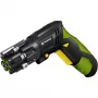 Akumuliatorinis atsuktuvas Fieldmann FDS10102A — 3,6 V Li-Ion, 1300 mAh, 180 aps./min., 4 Nm, 6 sukimo momento lygiai, LED