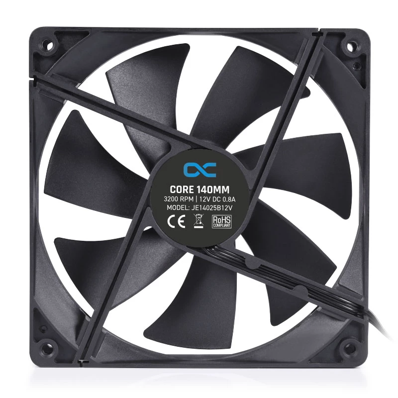 Ventiliatoriaus modulis Alphacool 24847 Juoda Plastikas 140x140x25mm