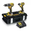 Dewalt sistemos akumuliatorius 18 voltų 18 voltų kombinuotas rinkinys: DCD796, DCF887, 2