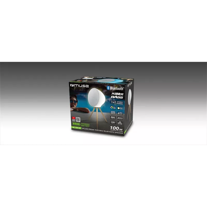 Muse ML-655 BT nešiojamas Bluetooth garsiakalbis | Muse | Nešiojamas Bluetooth garsiakalbis | ML-655 BT | Bluetooth | Nešiojamas | Belaidis ryšys