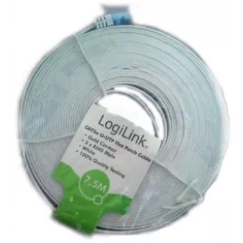 Tinklo kabelis LogiLink CAT5e UTP RJ-45 15 m baltas