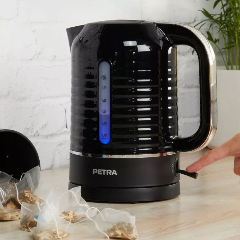 Elektrinis virdulys Petra 1,7 l 3 kW juodas