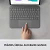 Dėklas su klaviatūra Combo Touch US iPad Pro 11 1,2,3 Gen pilkas