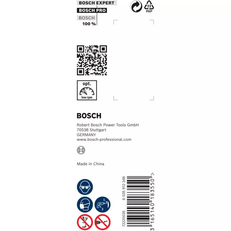 Sraigtinis grąžtas BOSCH PRO medienai 2 cm skersmuo 1 vnt.