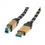 ROLINE Gold - USB kabelis - USB Type A (V) į USB Type B (V)