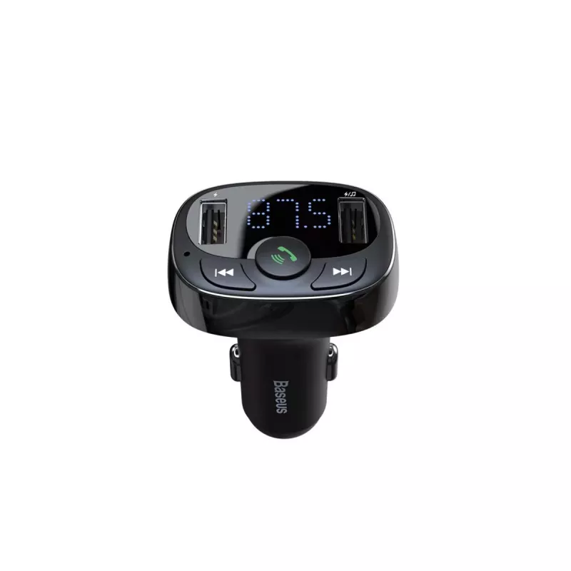 FM siųstuvas Baseus SUP0004410 87,5–108 MHz Bluetooth USB Juodas