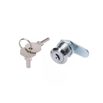 Extralink ROUND LOCK FOR CABINETS spintelių durų spynelė, apvali, sidabrinė