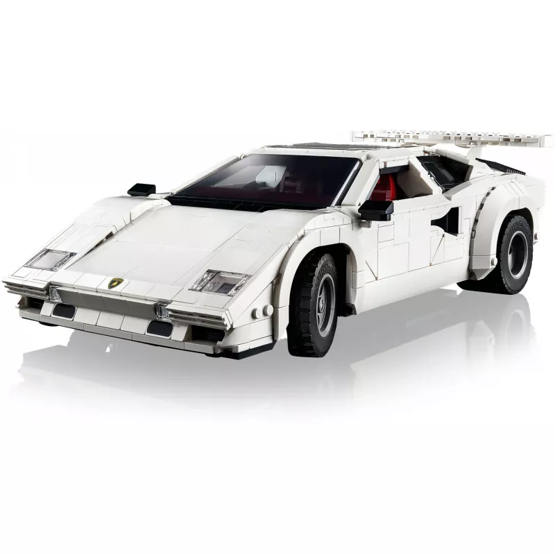 LEGO Icons konstruktorius Lamborghini Countach 5000 Quattrovalvole 10337 — demonstracinis modelis, 1 506 dalys, 340×90×160 mm