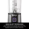 Sportinis plaktuvas Ninja BC151EUBK — 0,53 L dubuo, 14,4 W, baterija, ledo smulkinimas, juodas