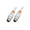 Lindy 8 Pin Mini DIN laidas 2 m lygiagretusis laidas Pilkas