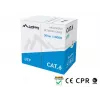 LANBERG tinklo kabelis Cat6 U/UTP LCU6-11CU-0305-S, 305 m, 23 AWG, pilkas, HDPE apvalkalas