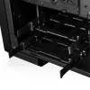 PC Case MODECOM Oberon Pro Midi Tower — juoda, palaiko ATX/microATX/ITX, 7 išplėtimo lizdai, iki 395 mm GPU, 5 HDD/3 SSD vietos