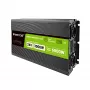 Automobilinis inverteris Green Cell INVGC24P3000LCD 24V 3000W grynoji sinusinė banga, 230V 50Hz, LCD, F tipas