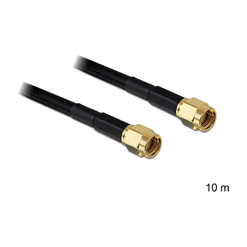 Bendraašis kabelis DeLOCK RP-SMA - RP-SMA 10m