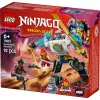 LEGO NINJAGO rinkinys 71827 Zane's Battle Suit Mech, 92 dalys, 2 minifigūrėlės, aukštis 100 mm, amžius 6+
