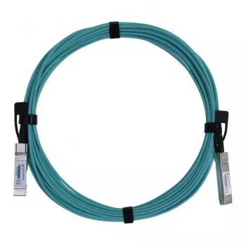 Šviesolaidinis/AOC kabelis UBIQUITI UACC-AOC-SFP10-5M SFP+ į SFP+, 10 Gbit/s, 5 m, 850 nm, PVC apvalkalas, akvamarinas