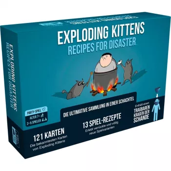 Exploding Kittens - Recipes for Disaster, kortų žaidimas