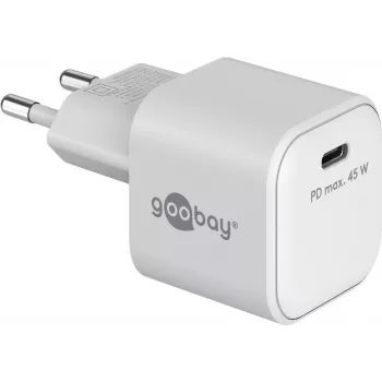 Goobay USB-C™ PD greitasis įkroviklis (45 W), baltas (65332)