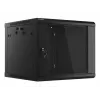 Sieninis stovas LANBERG 9U 19 colių WF01-6609-10B, 600×600×507 mm, 60 kg, IP20, juodos spalvos