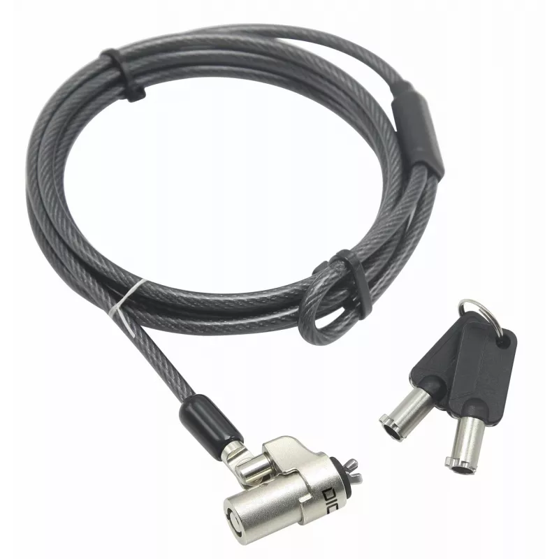 Kabelio užraktas DICOTA D31540 juodas 2 m