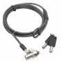 Kabelio užraktas DICOTA D31540 juodas 2 m