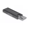 SSD korpusas DeLOCK External USB Type-C Combo Enclosure for M.2 NVMe PCIe or SATA SSD tool free
