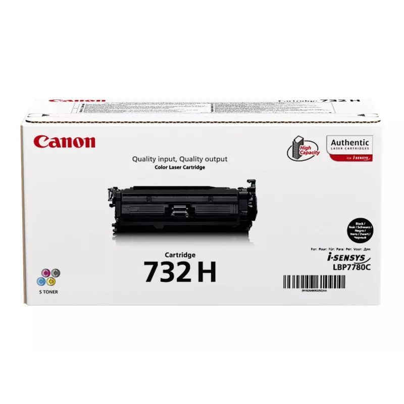 Canon 732H tonerio kasetė 1 vnt. Originali juoda