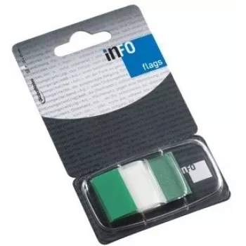 Lipniosios žymeklio Nenurodyta Global Notes 0718-204 25×43 mm žalios spalvos, lipniosios puslapių žymeklės