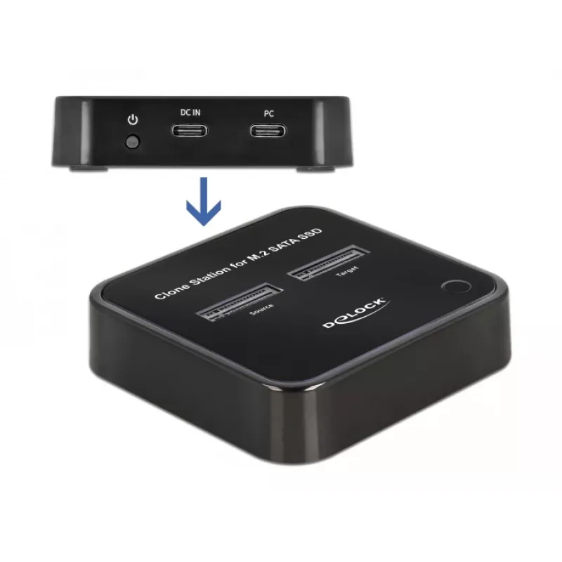 DeLOCK 64178 doko stotelė USB 3.2 Gen 2 Type-C SSD M.2
