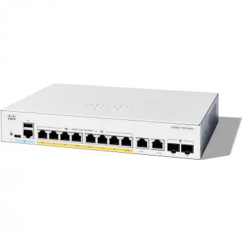 Valdomas komutatorius Cisco Catalyst 1300-8P-E-2G 8 prievadų GE PoE
