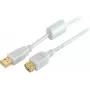 shiverpeaks BS77120-WF USB laidas 1 m USB 2.0 USB A baltas (BS77120-WF)