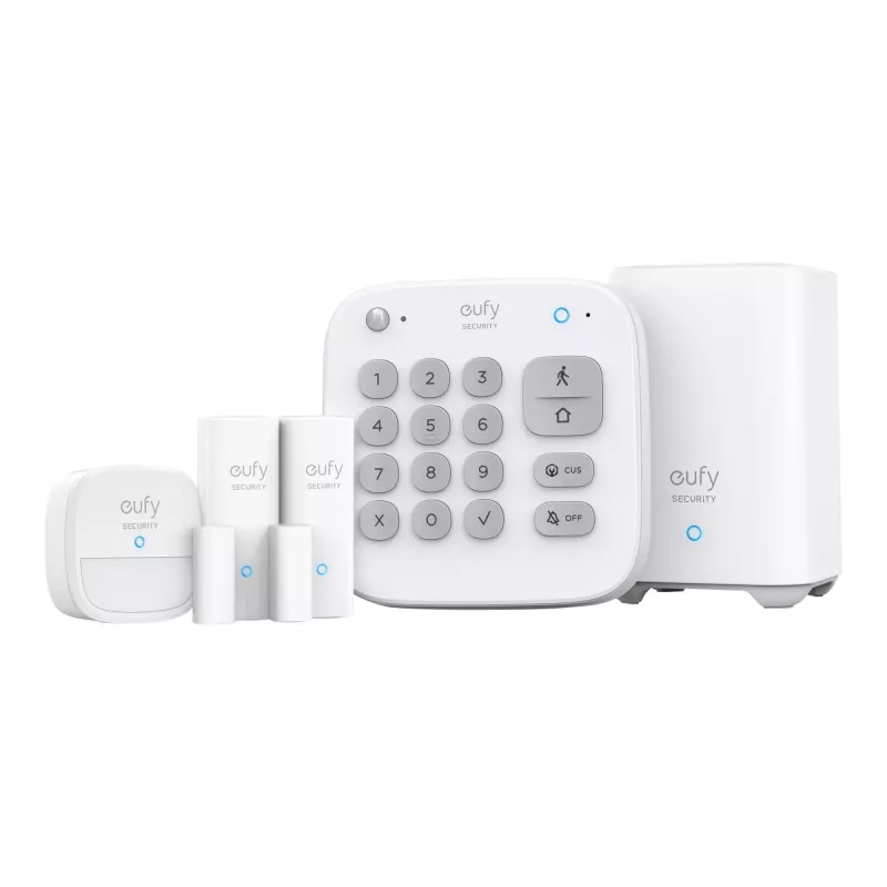 NAMŲ APSAUGOS SIGNALIZACIJOS RINKINYS/5 DALIŲ T8990321 EUFY