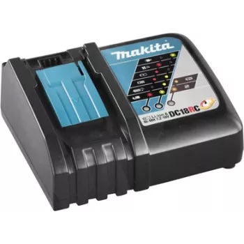 Baterijos įkroviklis Makita DC18RC, modelis 195584-2 - E, suderinamas su Makita baterijų blokais