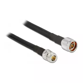 Delock antenos ilginimo kabelis N kištukas į N lizdą, 10 m, bendraašis, juodas, lauko (13029)