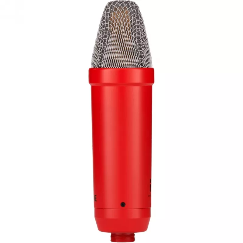 Studijinis kondensatorinis mikrofonas RØDE NT1 Signature Red — kardioidinis, 20–20000 Hz, -32 dB jautrumas, XLR (3 kontaktų), 313 g
