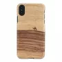 Telefono dėklas MAN&WOOD iPhone X/XS — terra Juoda, apsauginis galinis dangtelis