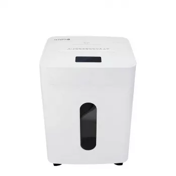 Popieriaus smulkintuvas Olympia CC 2515 S baltas, 15 lapų talpa, kryžminis pjovimas