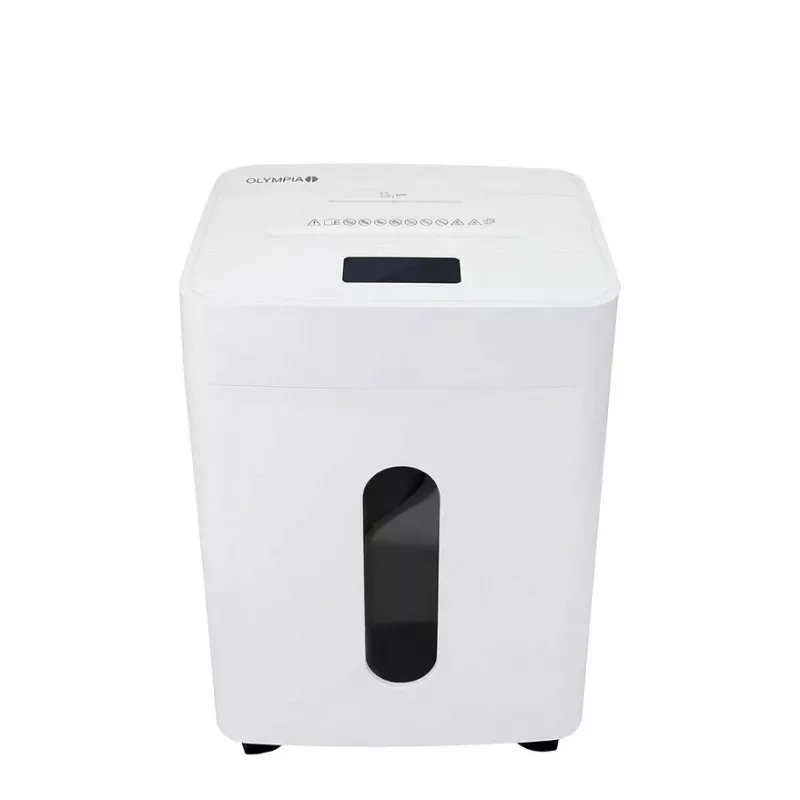 Popieriaus smulkintuvas Olympia CC 2515 S baltas, 15 lapų talpa, kryžminis pjovimas
