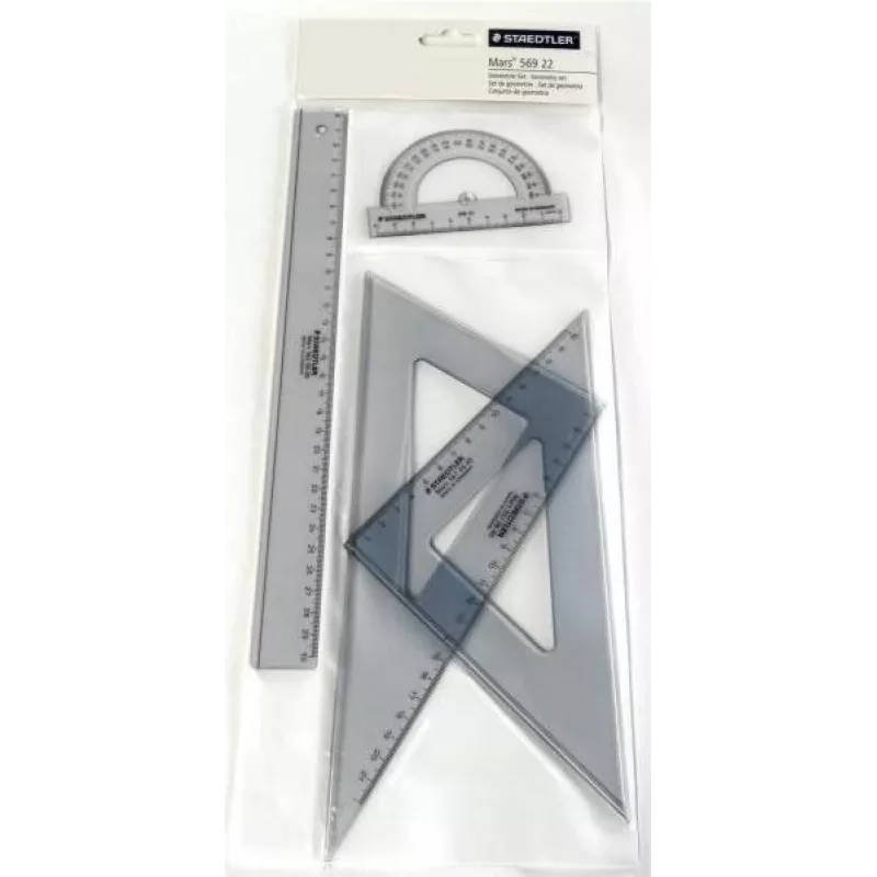 Plastikinė permatoma liniuotė Staedtler 569 22