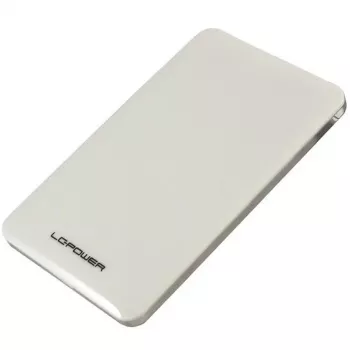 Išorinio disko dėklas LC-Power LC-25U3-7W Aliuminis Baltas 2,5 colio